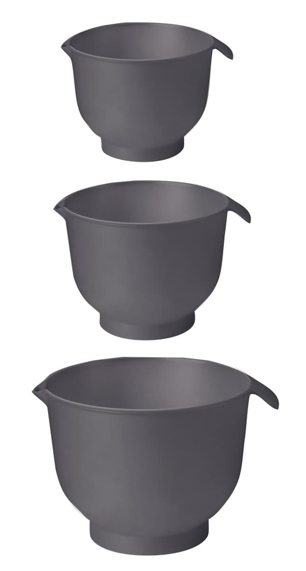 Vispskål set 1,5+2+3 L Gastromax grå