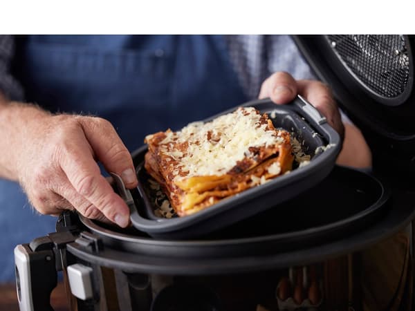 Silikonform fyrkantig för Airfryer Grey