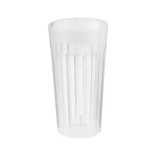 Ölglas Plast 4-pack 500 ml Stapelbara &amp; Återanvändbara Transparent
