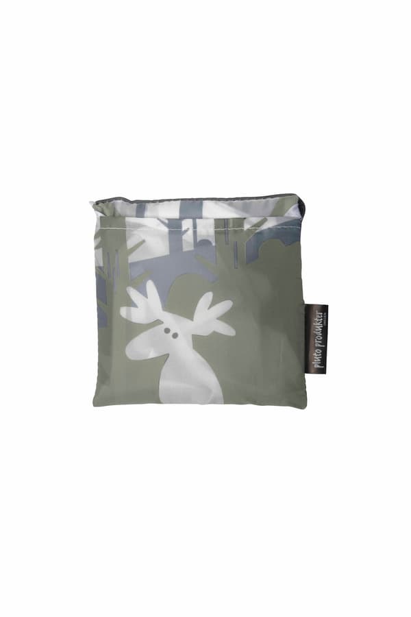 Shopping bag / väska Älg i skog Grön one size