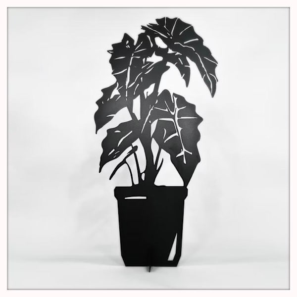 Skelettblomma 70cm Dekoration White