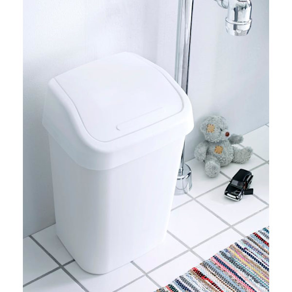 Vipplockskorg / Papperskorg 25L White