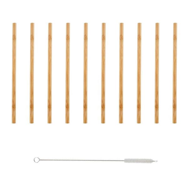 Sugrör bambu Bambi 10 st Bamboo
