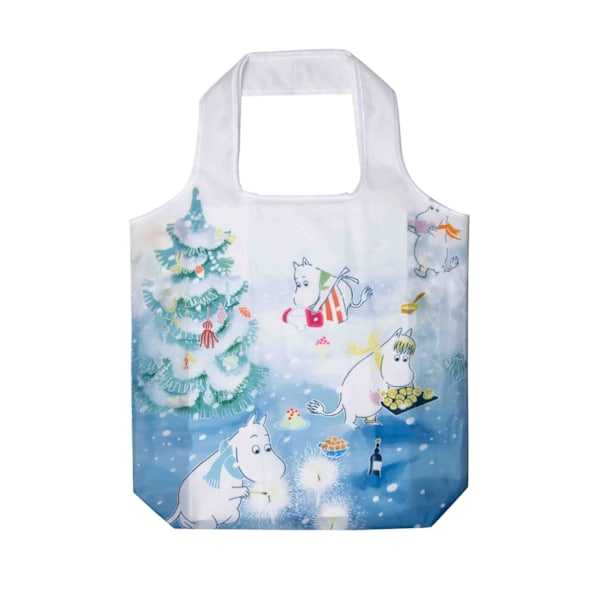 Shopping bag / väska Mumin Vinter Light blue one size