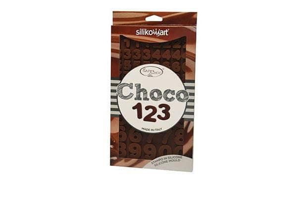 Form Choco 123 Silikomart Brun