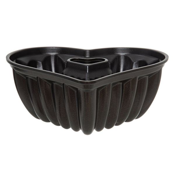 Kakform Hjärta 2,1 L pressgjuten aluminium Brown