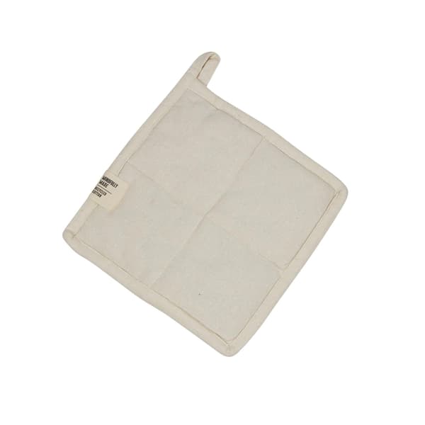 Grytlapp 20x20 cm Vide Varm vit