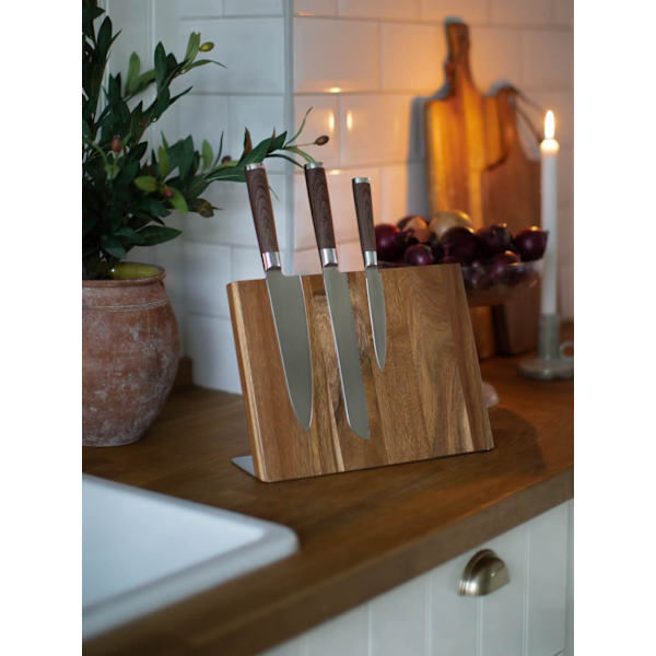 Knivblock Hugo XL Dorre Brown