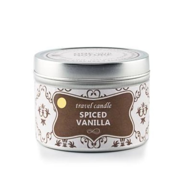 OMAT kynttilät Tuoksukynttilä tinapurkissa SilverGrey Doft: Spiced Vanilla