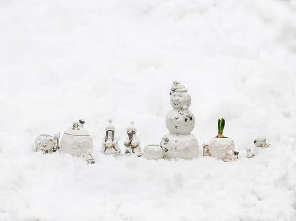 Snövätte barna minisar 3-pack Cult Design White