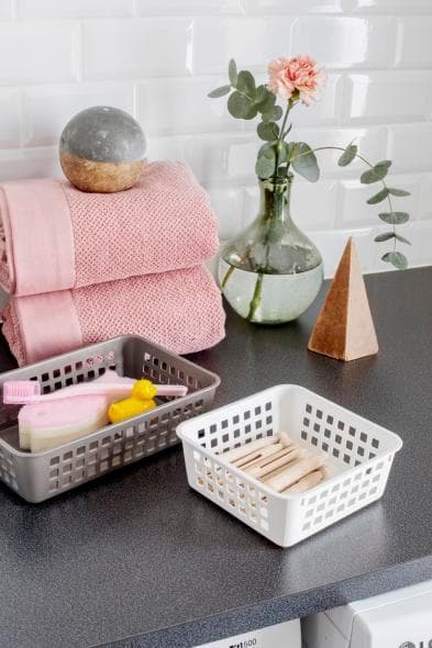 Korg / Förvaring / Basket 1 SmartStore grå