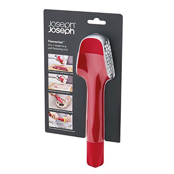 Kötthammare & Smaksättare Redskap 4 in 1 Joseph Joseph Red