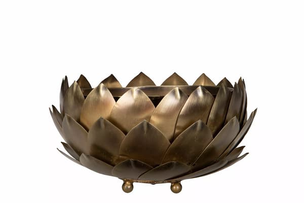 Kruka Kotte Antik Mässing Antique brass