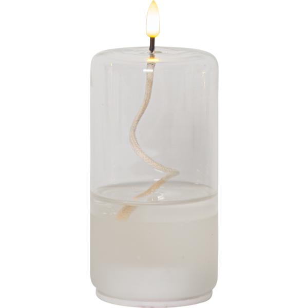 Lantern Flamme Float 17,5 cm White