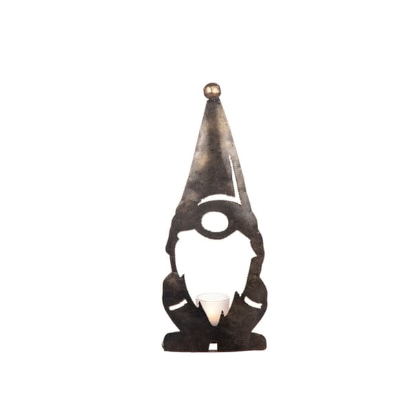 Ljuslykta Tomte Different Design AntiqueBrass 20 cm