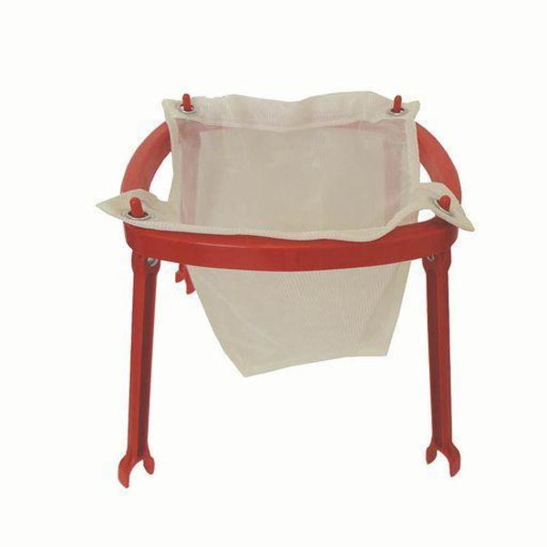 Silduk till saftsil Nylon Gewe White