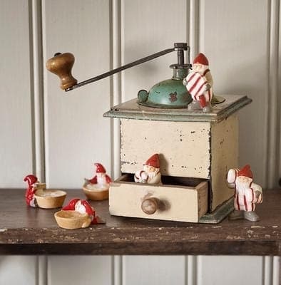 Polkagristomtar 3-pack minisar Cult Design Red