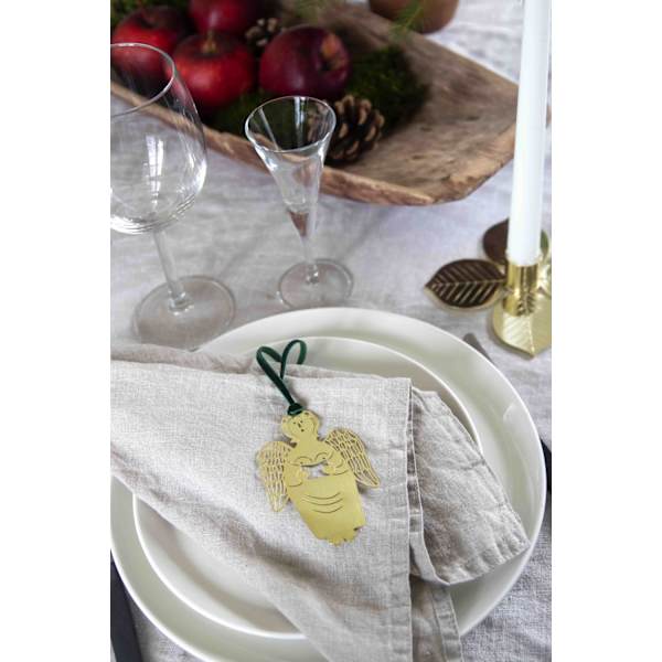 Hänge Stig L Gingerbread Angel Guld