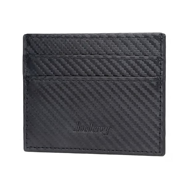 Kortholder karbonfiber tynt design - Svart Black
