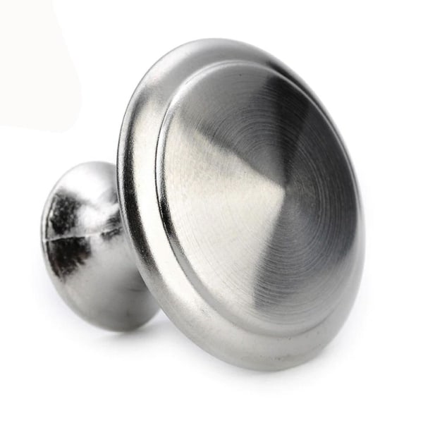 Knoppar 2-pack - Enkla knoppar i metall - Silverfärg Silver