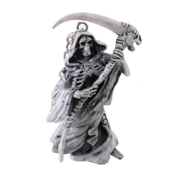 Nyckelring - Grim Reaper grå