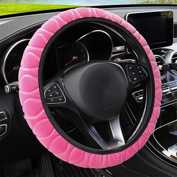 Rejäl Värmande Rattmuff / Rattskydd i Pysch - Flera färger Rosa