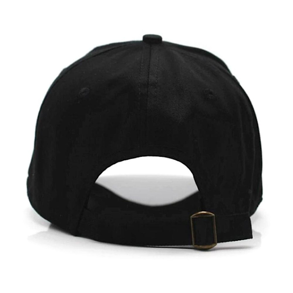 Kasket - Dødningehoved - Sort Black