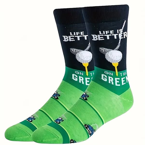 Golfstrumpor - Life is better on the green Vit