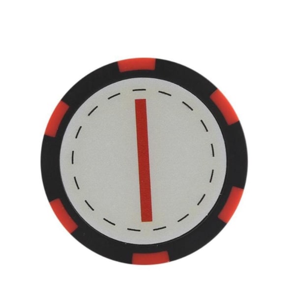 Markeringsknapp Poker - Flera färgval Red