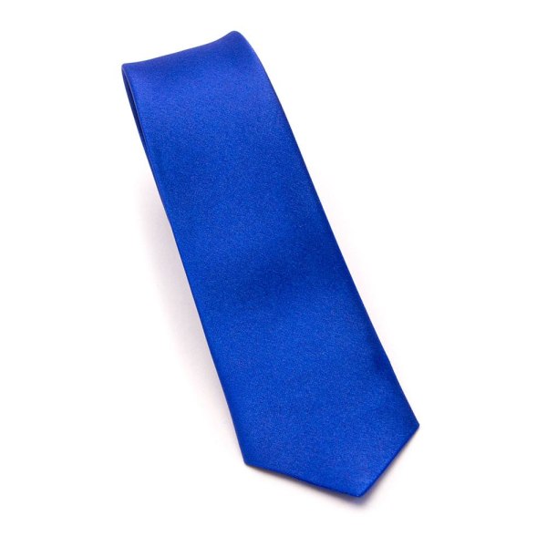 Smal / slimmad modern slips - Blå Blå