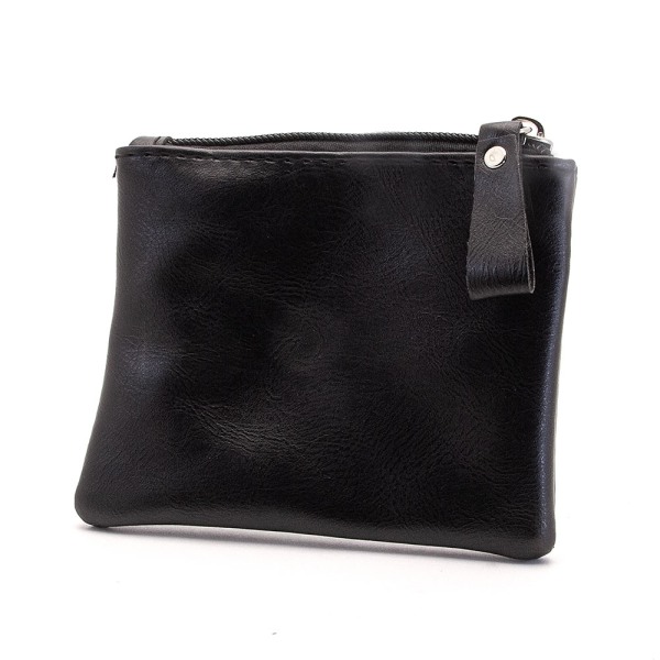 Tilava laukku/lompakko vetoketjulla - Valitse väri Black