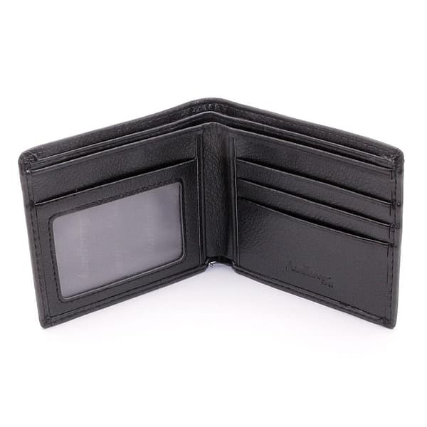 Lille Bifold Horisontal PU-pung - Flere farver Black