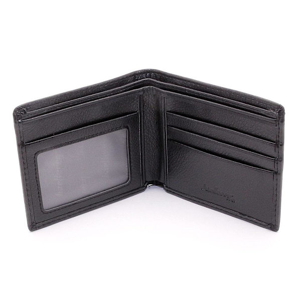 Lompakko Small Bifold Horizontal PU - Useita värejä Black