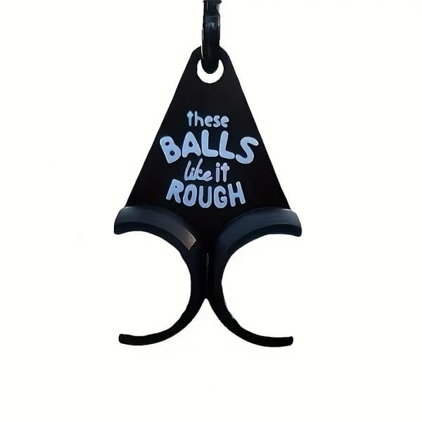 Golfbollshållare - These Balls Like it Rough Svart