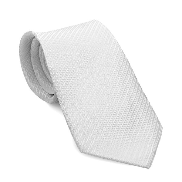 Stilren slips med diskret struktur - Flera färger White