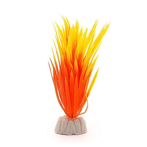 Akvarieplante / akvariedekorasjon Kunstig - Tangrød/oransje Red