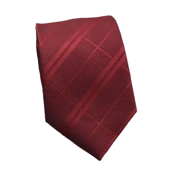 Stilfuldt slips med mønster - Flere farver Dark red