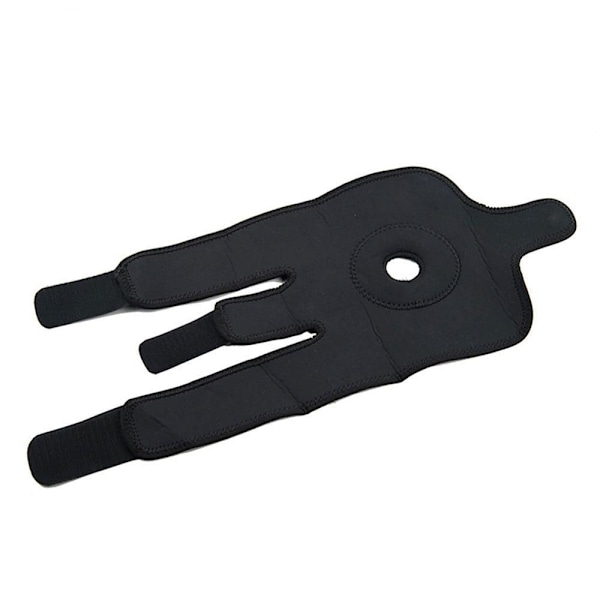 2-pack Knäskydd med straps Black 2-pack