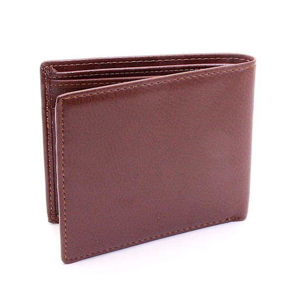 Liten plånbok Small Bifold Horizontal PU - Flera färger Brown