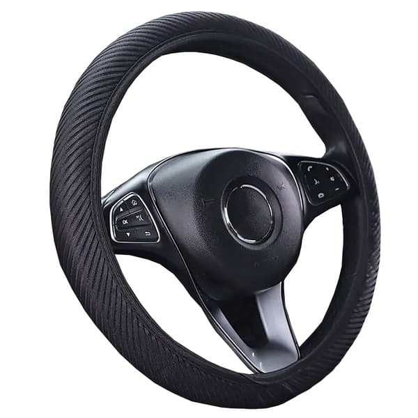 Skön Rattmuff / Rattskydd Ice Silk Greppvänlig - Flera färgval Black