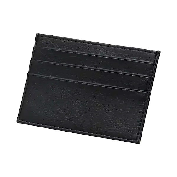 Klassisk slimmad korthållare 7 fack - Flera färger Black
