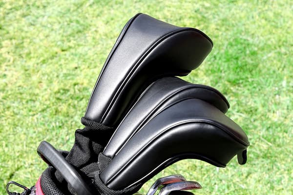 3-pak headcovers i kunstlær