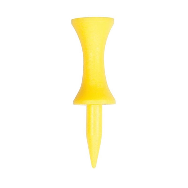 Plast golfpløkker / Slotspløkker 25 mm (25 stk.) Yellow