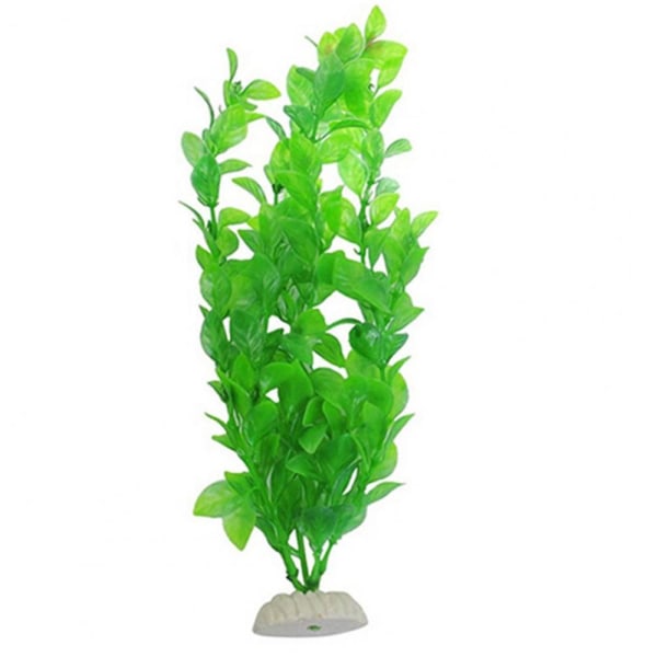 Grön akvarieväxt konstgjord 26 cm Grön