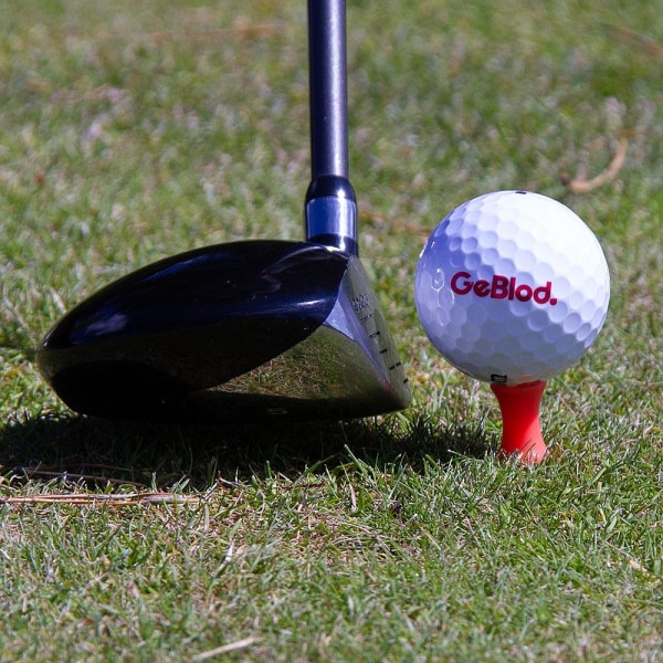 Golfpeggar i plast / Castlepeggar 50 mm (50 st) Röd
