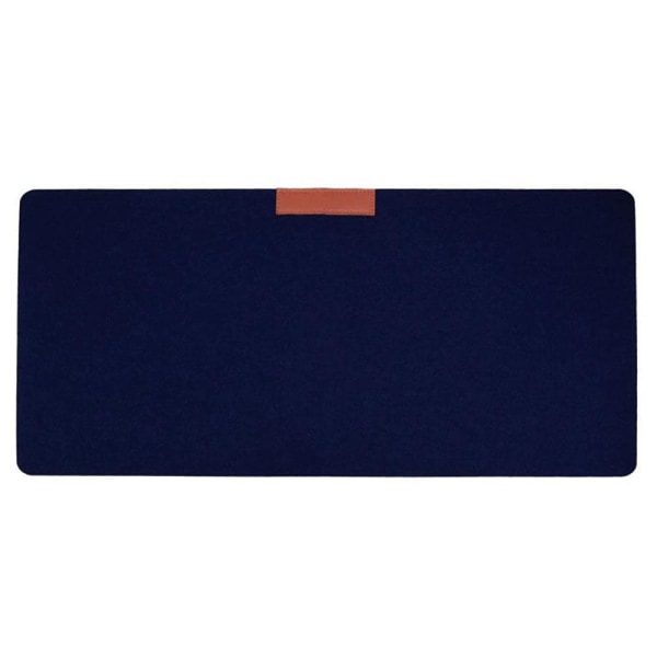 Skrivbordsunderlägg / Musmatta i filt 70 x 33 cm - Olika färger Mörkblå