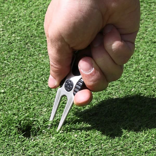 2-pack Skön greenlagare / Pitch fork i metall Silver