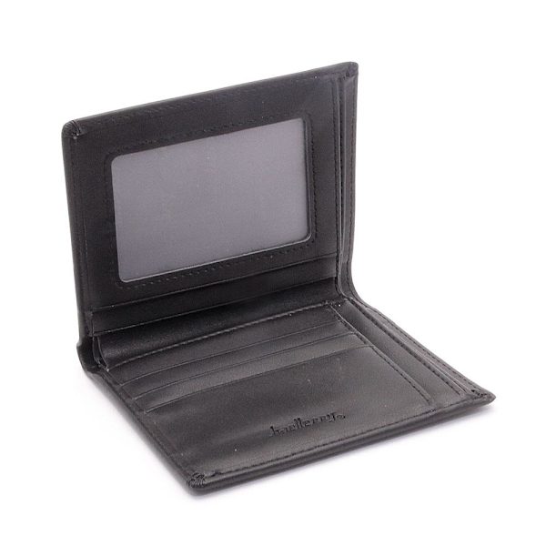 Liten plånbok Small Bifold Vertical PU - Svart Black