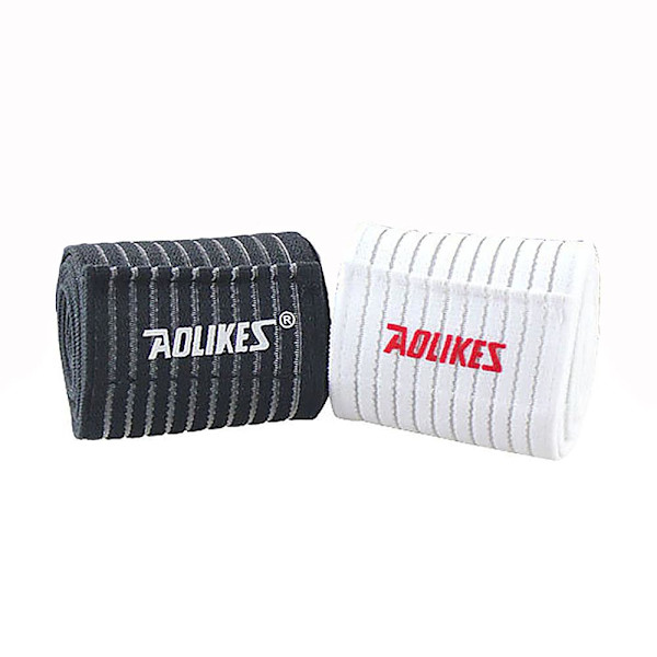 Elastisk sportsstropp / beskyttelse for albue, ankel, håndled etc Black