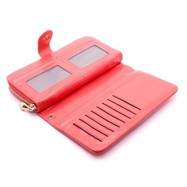 Rummelig damepung Classic Zipper Large - Flere farver Red
